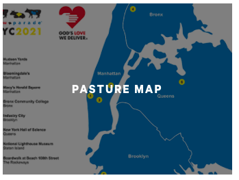 CowParade NYC Pasture Map